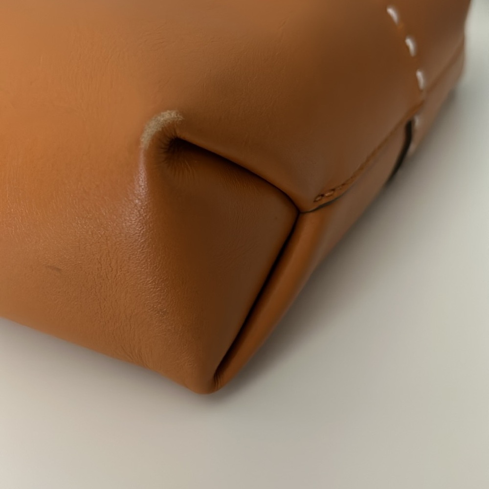 Tory Burch Squash Smooth Leather Mini McGraw Satchel - Picture 11 of 13